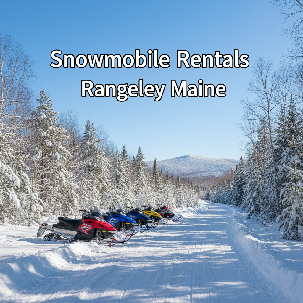 nowmobile Rentals Rangeley Maine | 2 Seater & Single Sleds, Trail Guide & Tips 2025