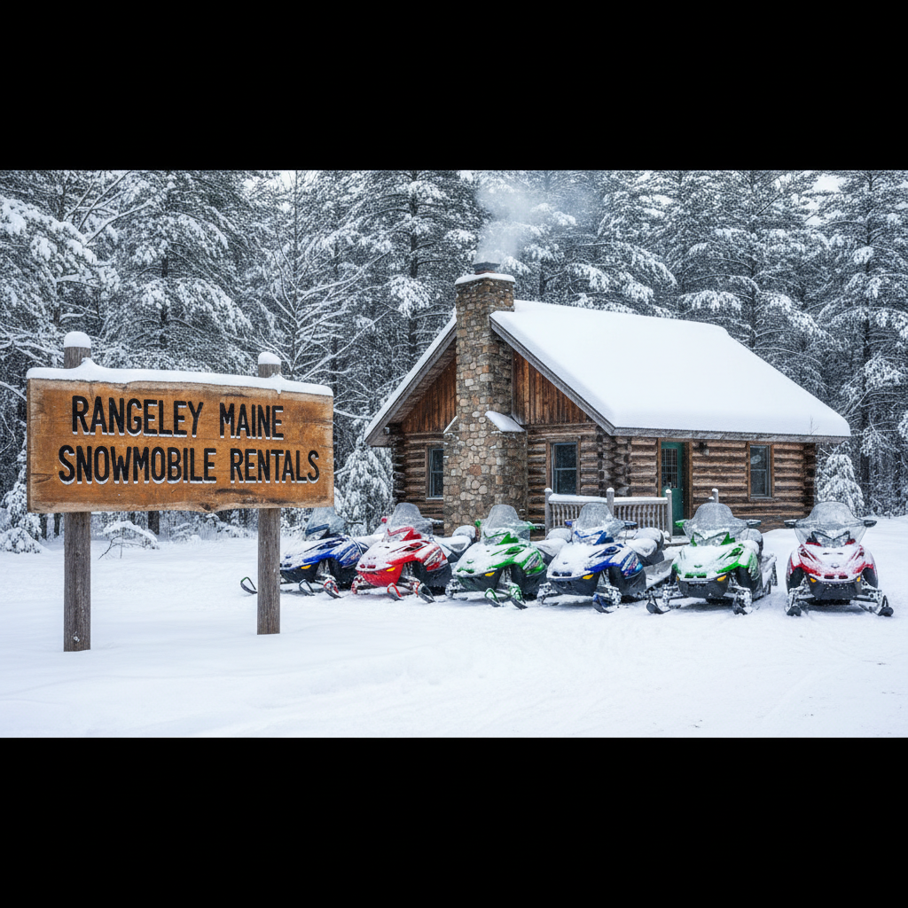 Rangeley Maine Snowmobile Rentals | Premier Winter Trails & Rental Guide 2025